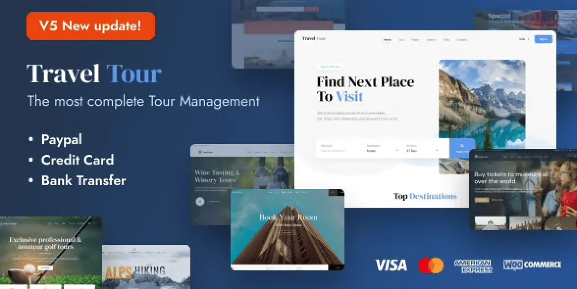 Travel Tour – Tour Booking, Travel Booking WordPress