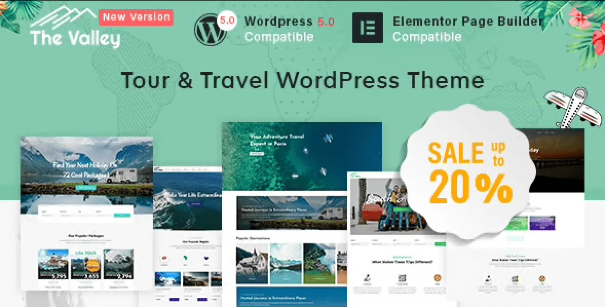 Valley – Tour and Travel Agency WordPress Theme