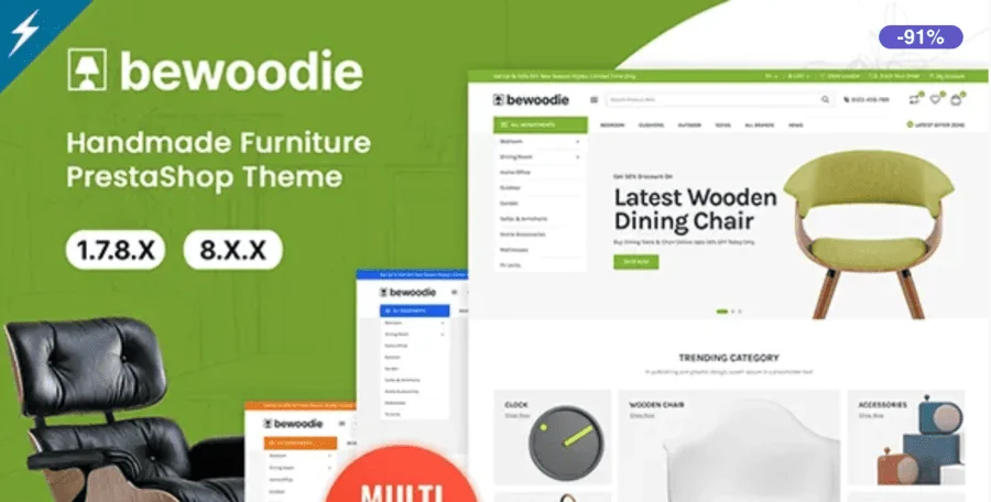 Bewoodie Furniture Decor and Handicrafts PrestaShop