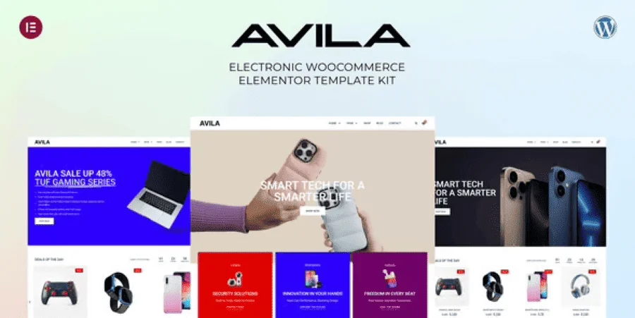 Avila – Electronic WooCommerce Elementor Template Kit