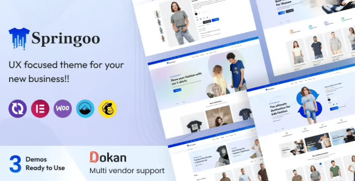 Springoo – Fashion and T-shirt WooCommerce WordPress Theme