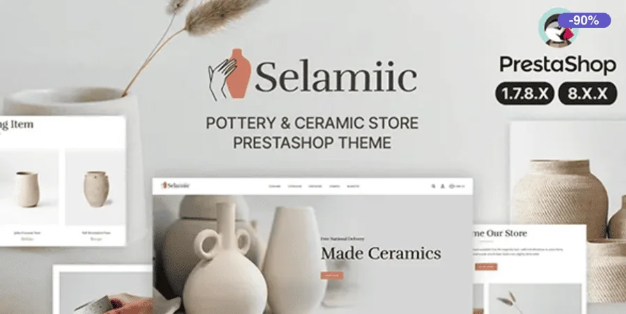 Selamic Ceramic and Furniture PrestaShop Theme