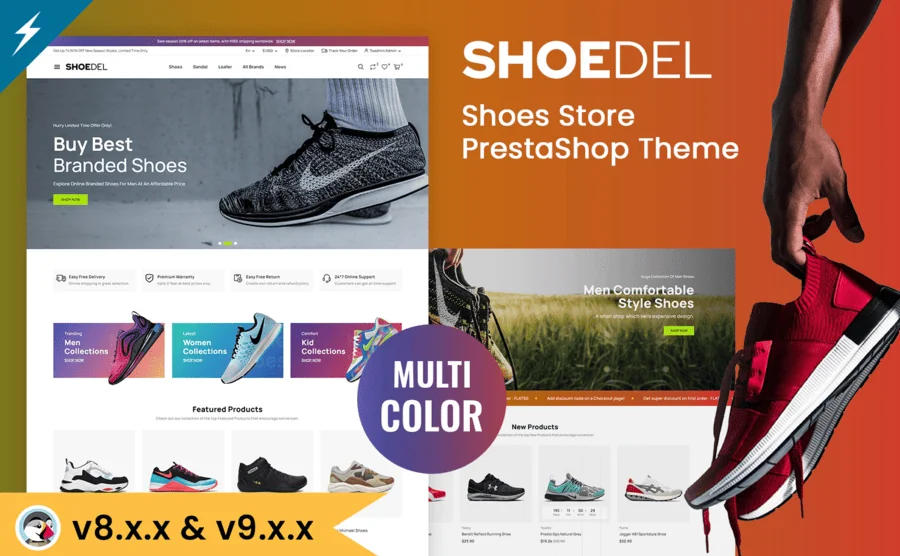 Shoedel Shoes and Accessories Store PrestaShop