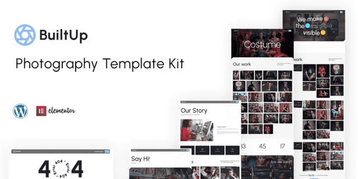 BuiltUp – Photography Template Kit
