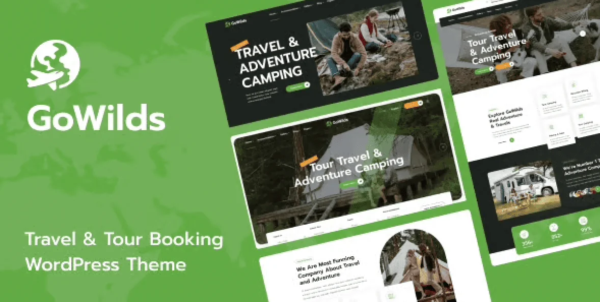 Gowilds – Travel and Tour Booking WordPress Theme