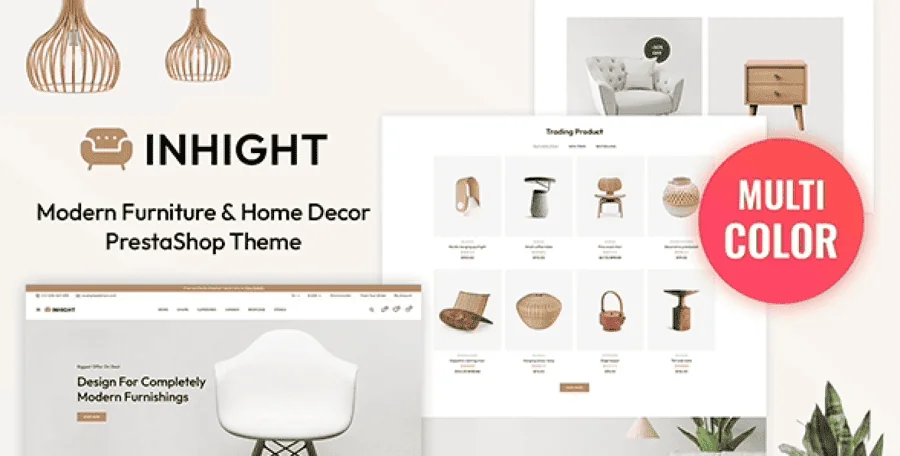InHight Furniture and Home Decor PrestaShop Theme