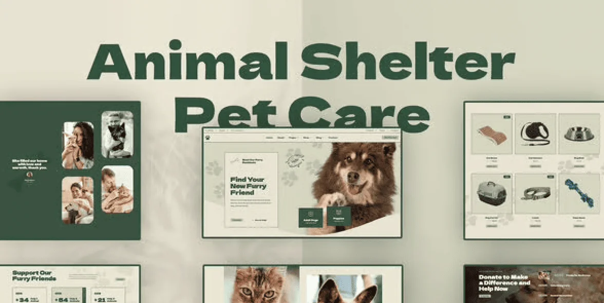 Kenneli – Animal Shelter and Pet Care Elementor Pro Template Kit