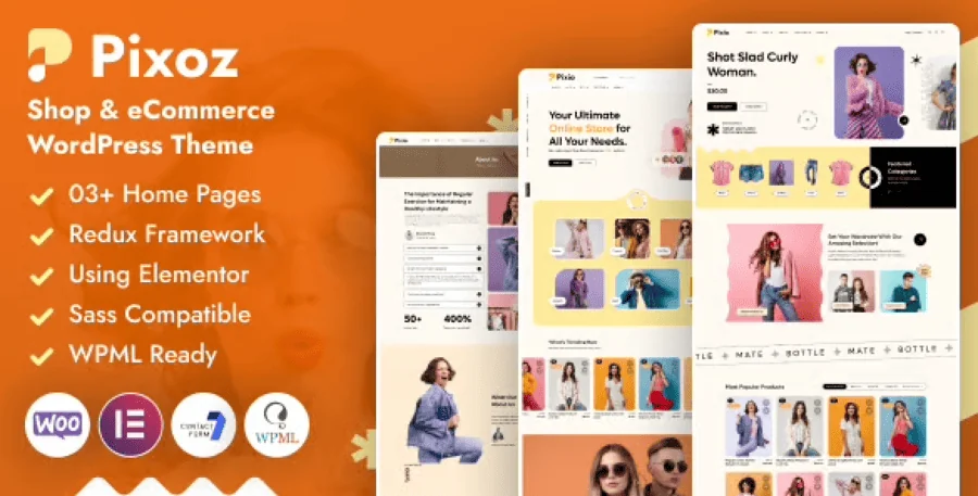 Pixoz – Fashion Shop and eCommerce WordPress Theme