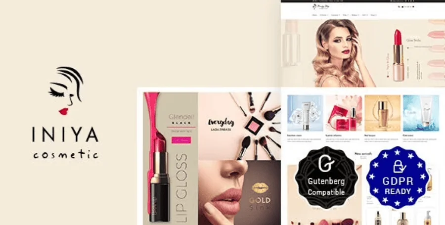 Iniya - Beauty Store, Cosmetic Theme