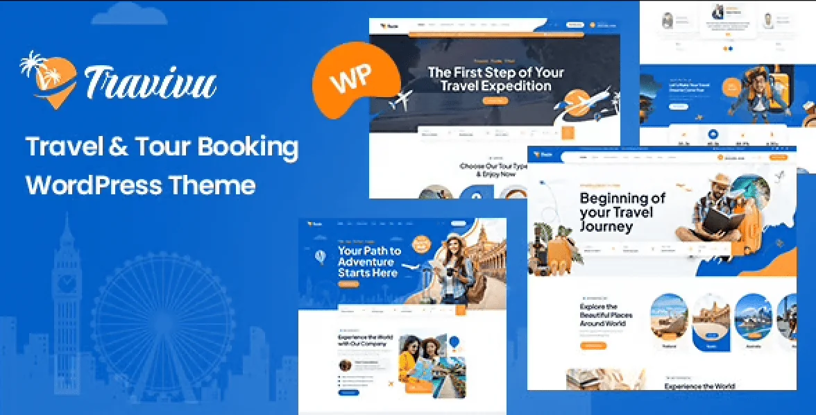 Travivu – Travel and Tour Booking WordPress Theme