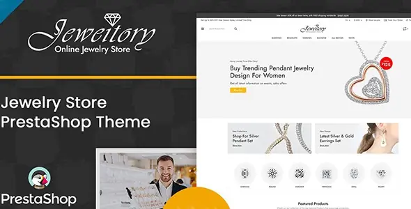 Jeweitory Jewelry and Diamond Store PrestaShop Theme