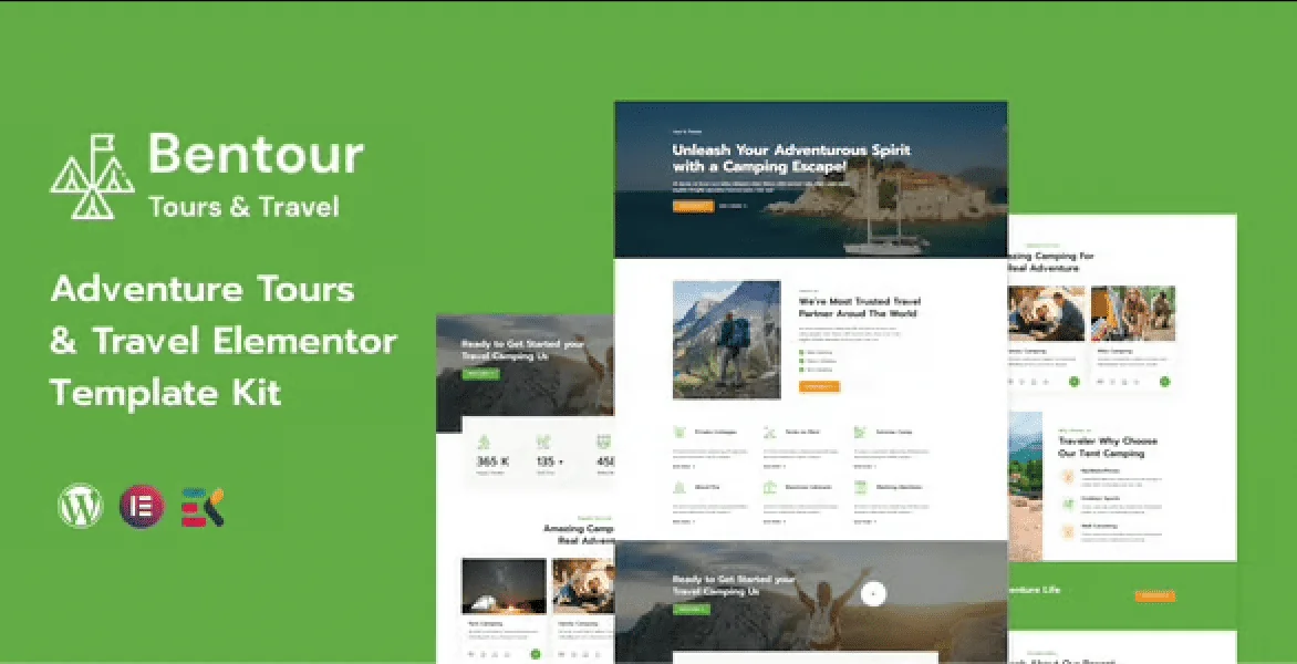 Bentour – Travel and Tour Booking Elementor Template Kit