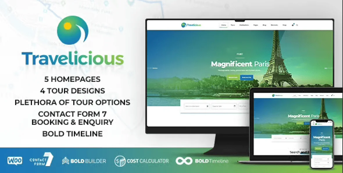 Travelicious – Tour Operator Theme