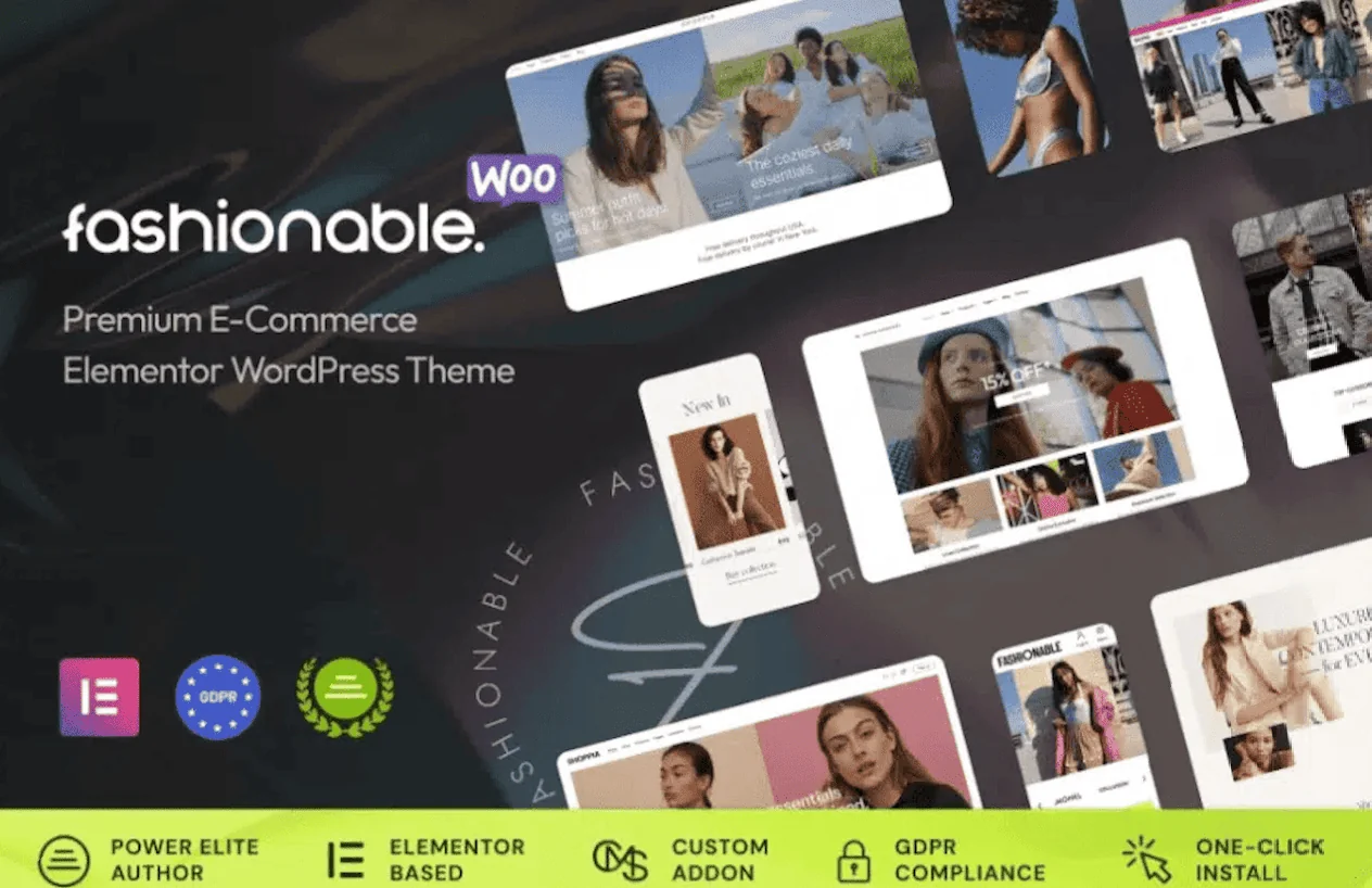 Fashionable – Clothing and Apparel WooCommerce Theme