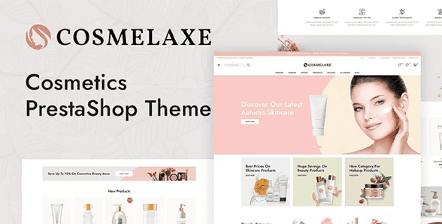 Cosmelaxe Cosmetics and Beauty Shop PrestaShop Theme