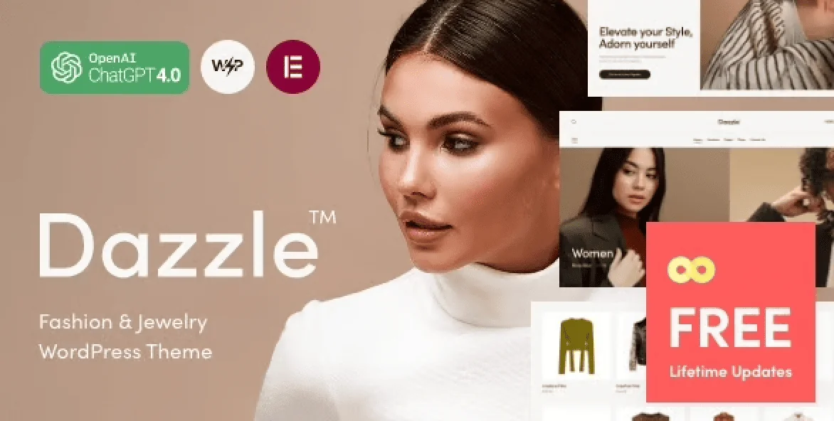 Dazzle – Fashion and Jewelry WordPress Theme