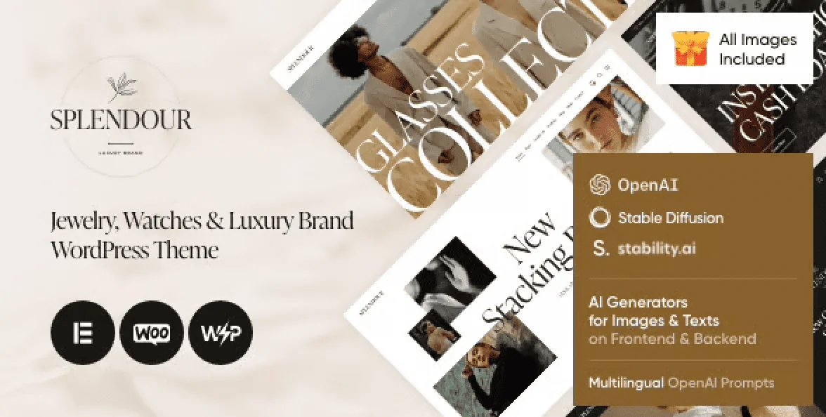 Splendour – Jewelry and Watches WordPress Theme