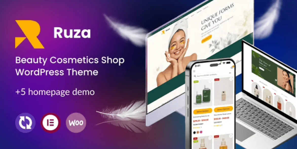 Ruza – Beauty Cosmetics Shop WordPress Theme