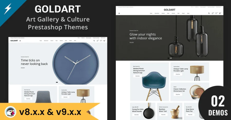 The Gold Art Art Crafts and Exhibition Gallery Prestashop