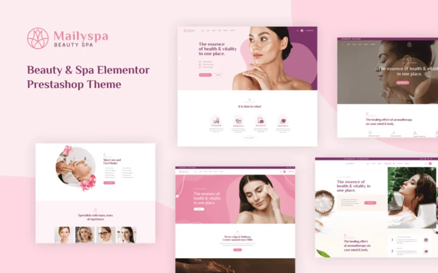 Ps Mailyspa Beauty and Spa Elementor Prestashop Theme