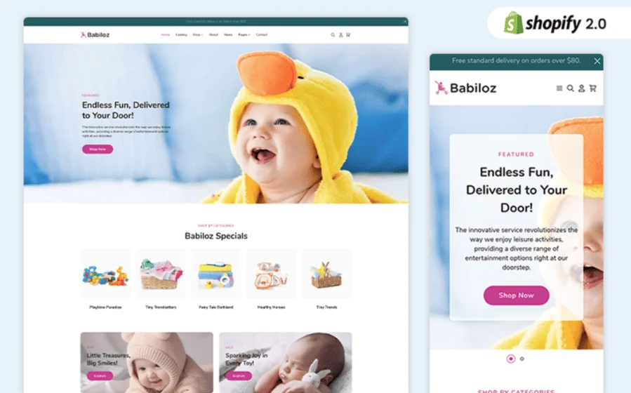 Babiloz Babycare Boutique Shopify Theme